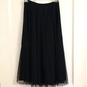 Express Tulle Midi Skirt